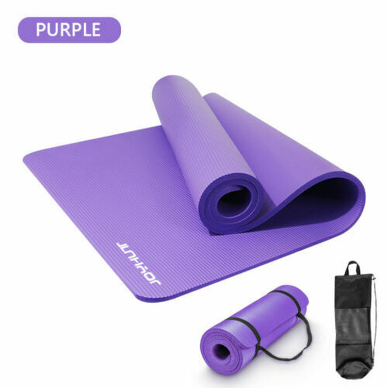 61 X 183CM YOGA MAT 15MM THICK GYM EXERCISE FITNESS PILATES WORKOUT MAT NON SLIP