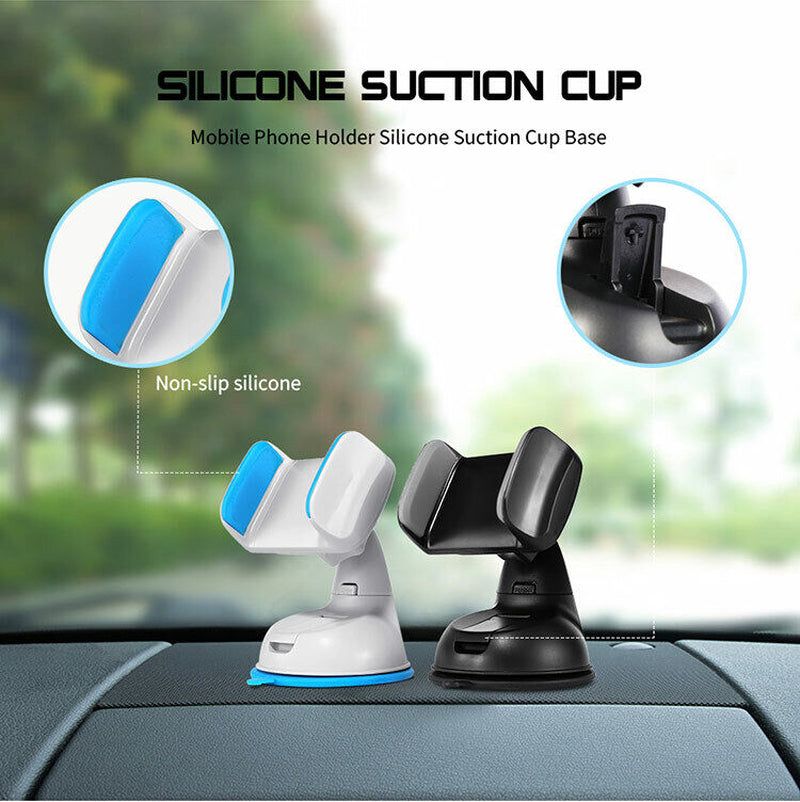360 in Car Mobile Phone Holder Dashboard Suction Home Universal Mount Windscreen